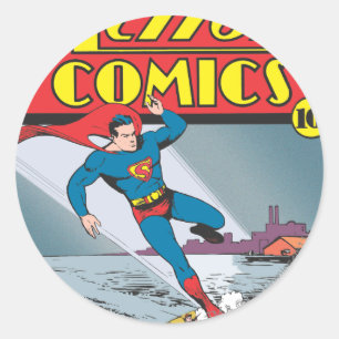 Action Comics #25 Classic Round Sticker