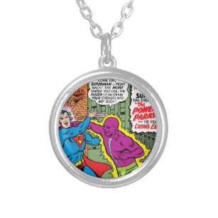Action Comics #340 Silver Plated Necklace