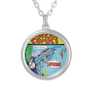 Action Comics #426 Silver Plated Necklace