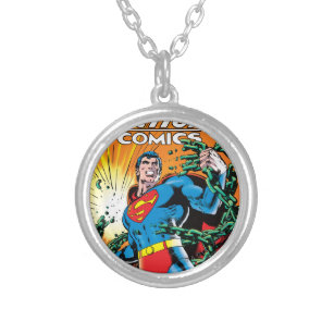 Action Comics #485 Silver Plated Necklace