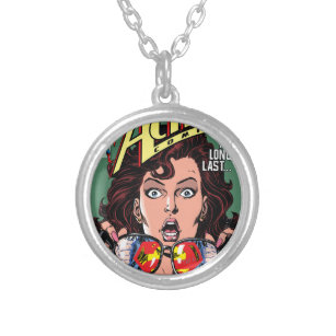 Action Comics #662 Feb 91 Silver Plated Necklace