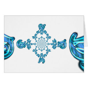Action Cyan Teal Abstract Graffiti Art Print