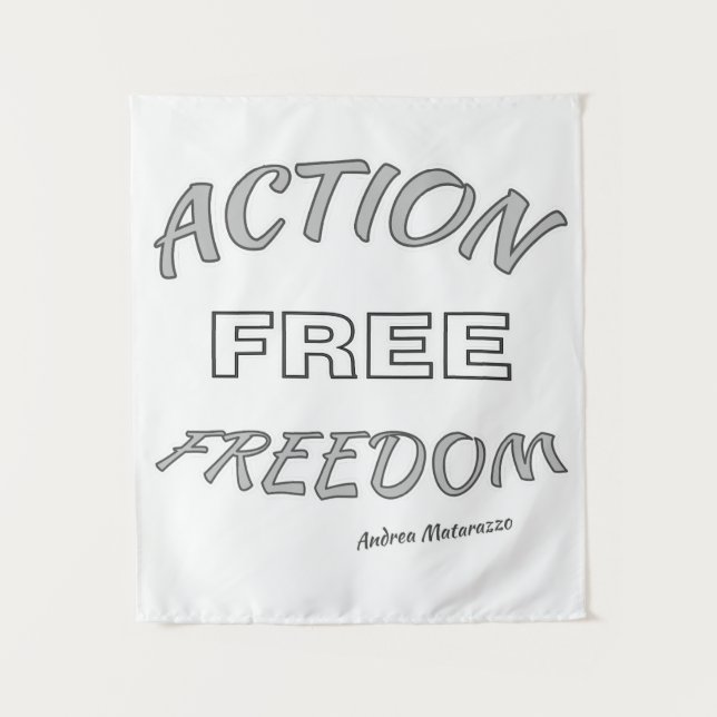 Action Free Freedom Tapestry (Front)