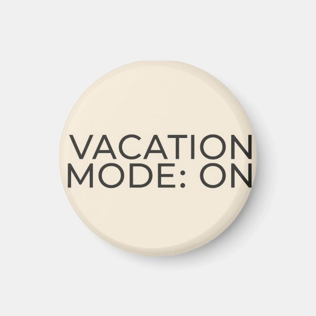 Action Mode On – Motivational Fridge Magnet (Front)