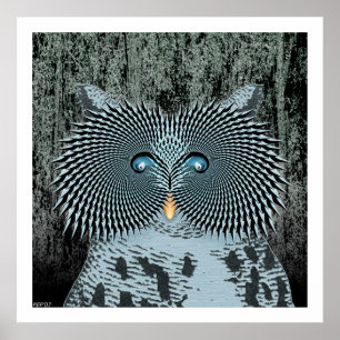 Action Owl Poster