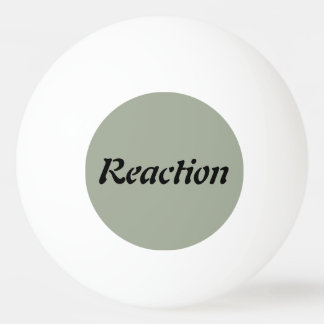Action / Reaction - Ping Pong Ball