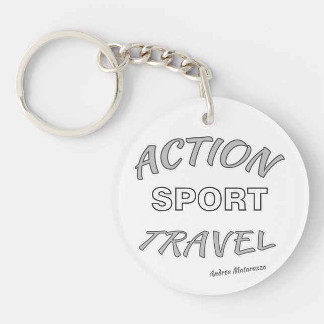 Action Sport Travel Keychain (Front)