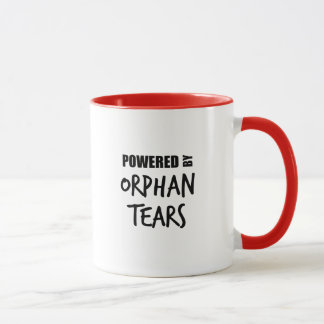 "Actionné tasse de café par larmes orphelines"