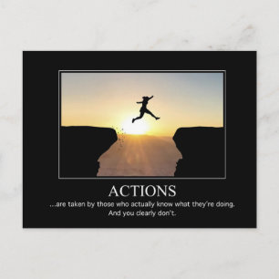 Actions Postcard