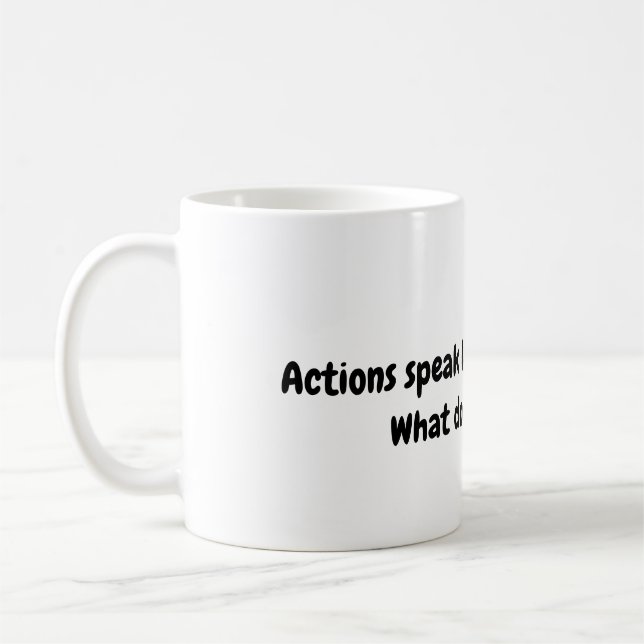 Actions Proverbe Mug (Gauche)