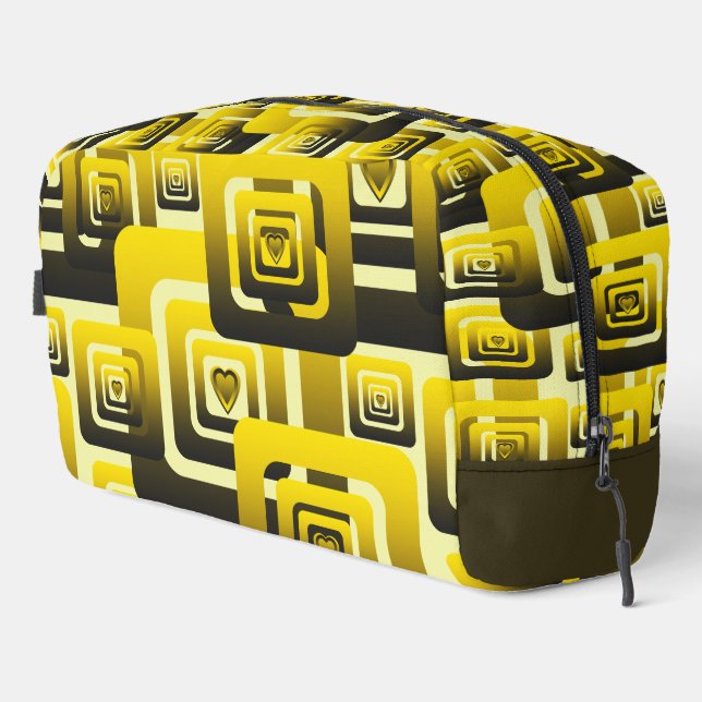 Activate My Heart Pattern Dopp Kit (Right Corner)
