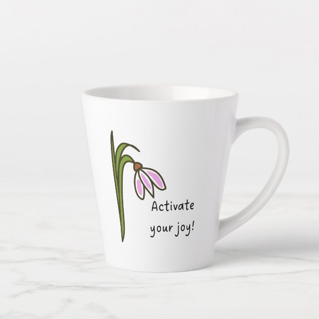 Activate Your Joy! Latte Mug (Right)