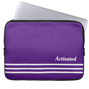 activated purple laptop bag