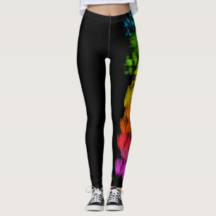 Activating Peace Healing Mandala Art Leggings
