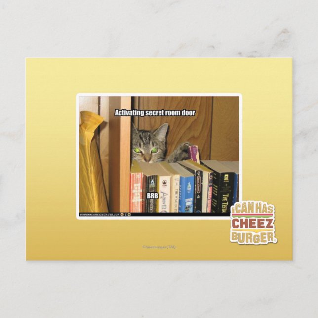 Activating Secret Room Door Postcard (Front)