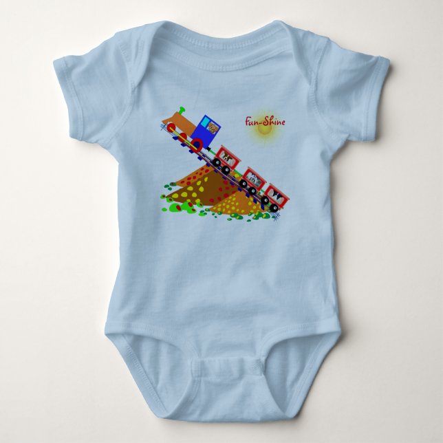 Active Child Fun  Baby Bodysuit (Front)