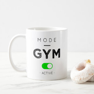Active gym mode coffee mug