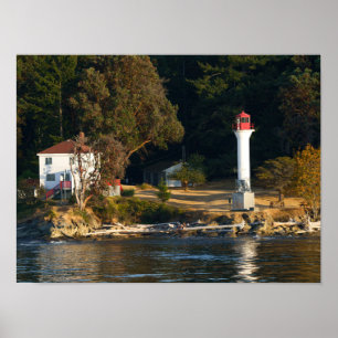 Active Pass Lighthouse - Mayne Island Poster