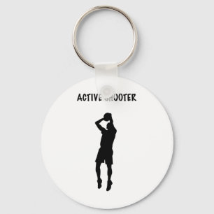 Active Shooter Basketball 6 Keychain