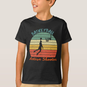 Active Shooter Basketball 8  T-Shirt