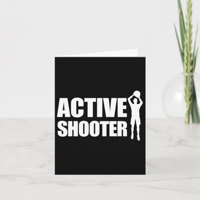 Active Shooter Bysketbyll Player Bysketbyll Active Card (Front)