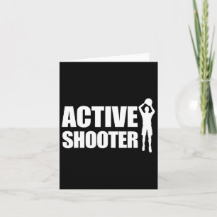 Active Shooter Bysketbyll Player Bysketbyll Active Card