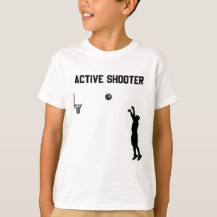 Active Shooter Sketll Lovers Men Women 1 T-Shirt