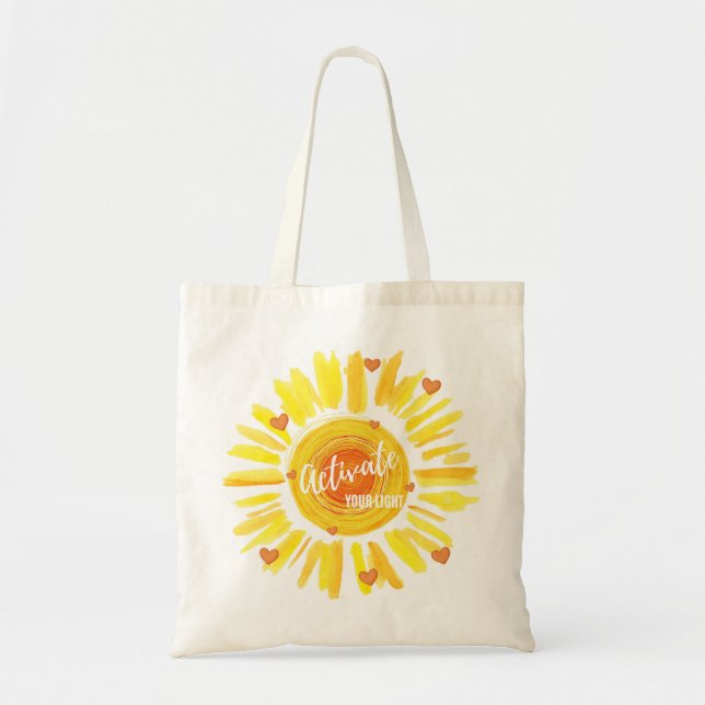 Activer votre lumière - Sac fourre-tout (Devant)