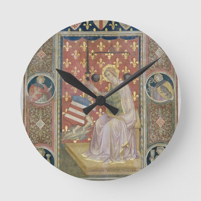 Activist Justice, from the Salone del Consiglio (C Round Clock (Front)