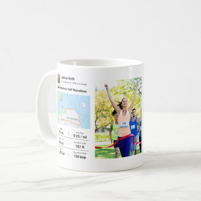Activité Coureur Mug 2 Photo (Devant gauche)