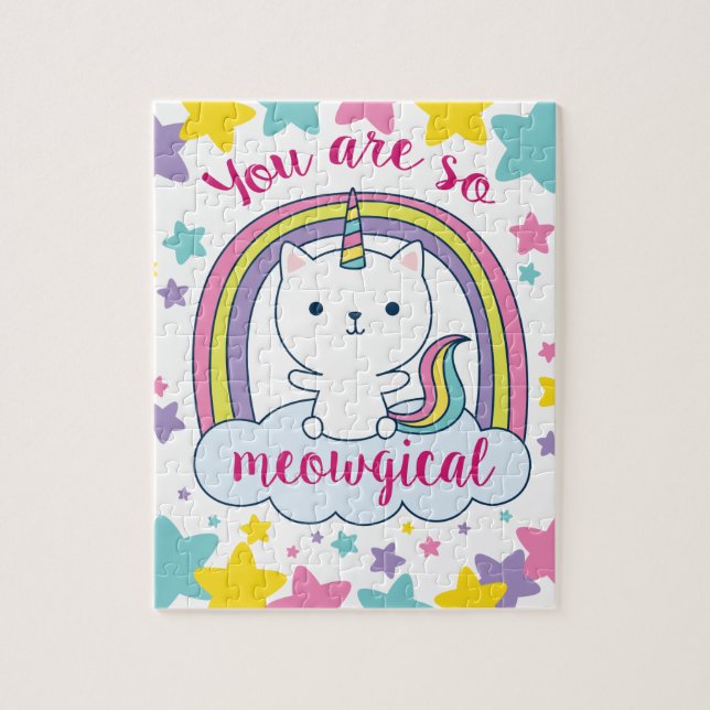 Activité du puzzle Caticorn (Vertical)
