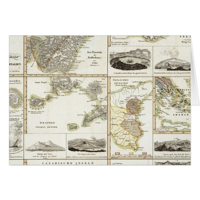 Activité volcanique de l'Atlantique (Devant horizontal)