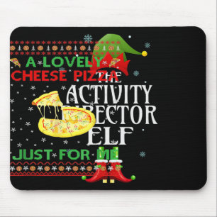 Activity Director Elf Xmas Funny Family Matching C Mouse Pad