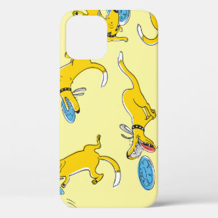 Activity dogs: frisbee sports pattern iPhone 12 case