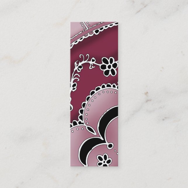 Actor Actress Skinny Business Card Template (Front)