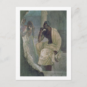 Actor and Mask, from the House of the Tragic Poet, Postcard