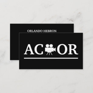 Actor, Film Production Business Card