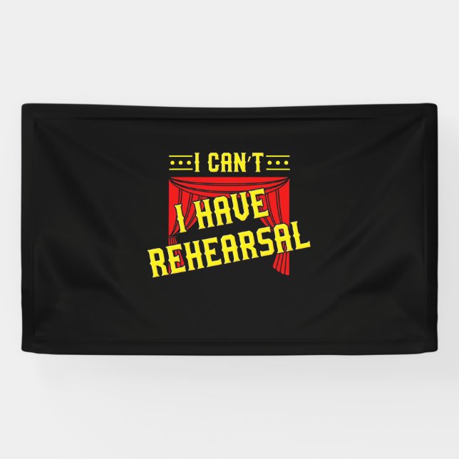 Actor Have Rehearsal Banner (Horizontal)