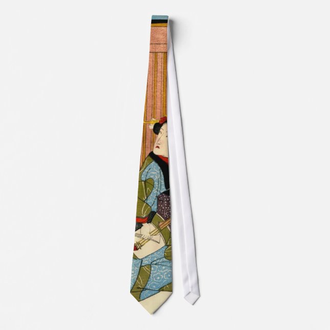 Actor Ichikawa Monnosuke 1818 Tie (Front)