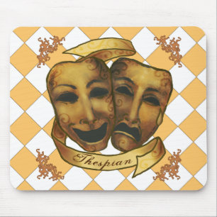 Actor Masks Mouse Pad