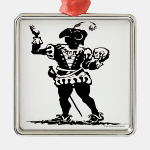 Actor Metal Ornament