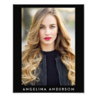 Actor Model 8 x 10 Photo Portfolio Print Blk
