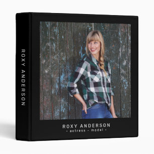 Actor Model Photo Portfolio Binder