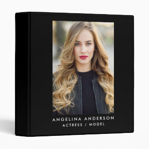 Actor Model Portfolio Binder Blk