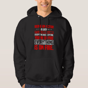 Actor Performer Artist Entertainer Riding A Bike I Hoodie