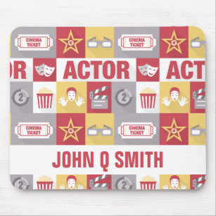 Actor Pictogram•Custom Mouse Pad