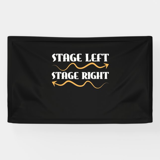 Actor Stage Left Stage Right Banner (Horizontal)