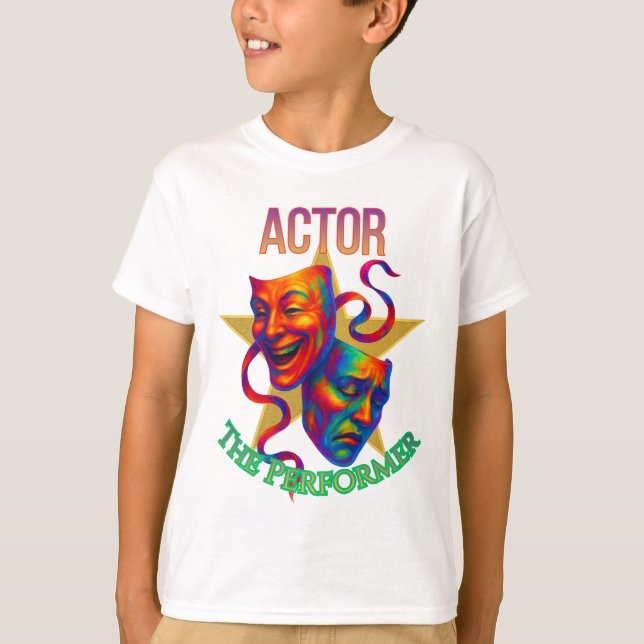 Actor - The Performer Boy's Tee (Front)
