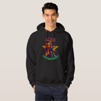 Actor - The Performer Men's Dark  Hoodie