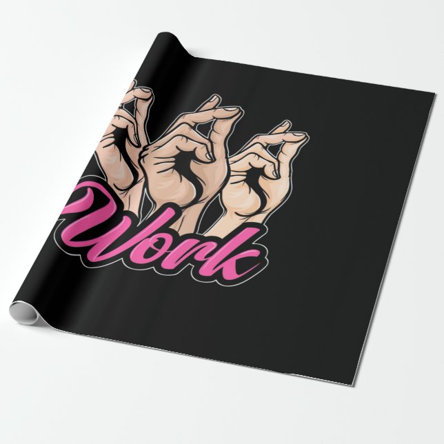 Actor Work Wrapping Paper (Unrolled)